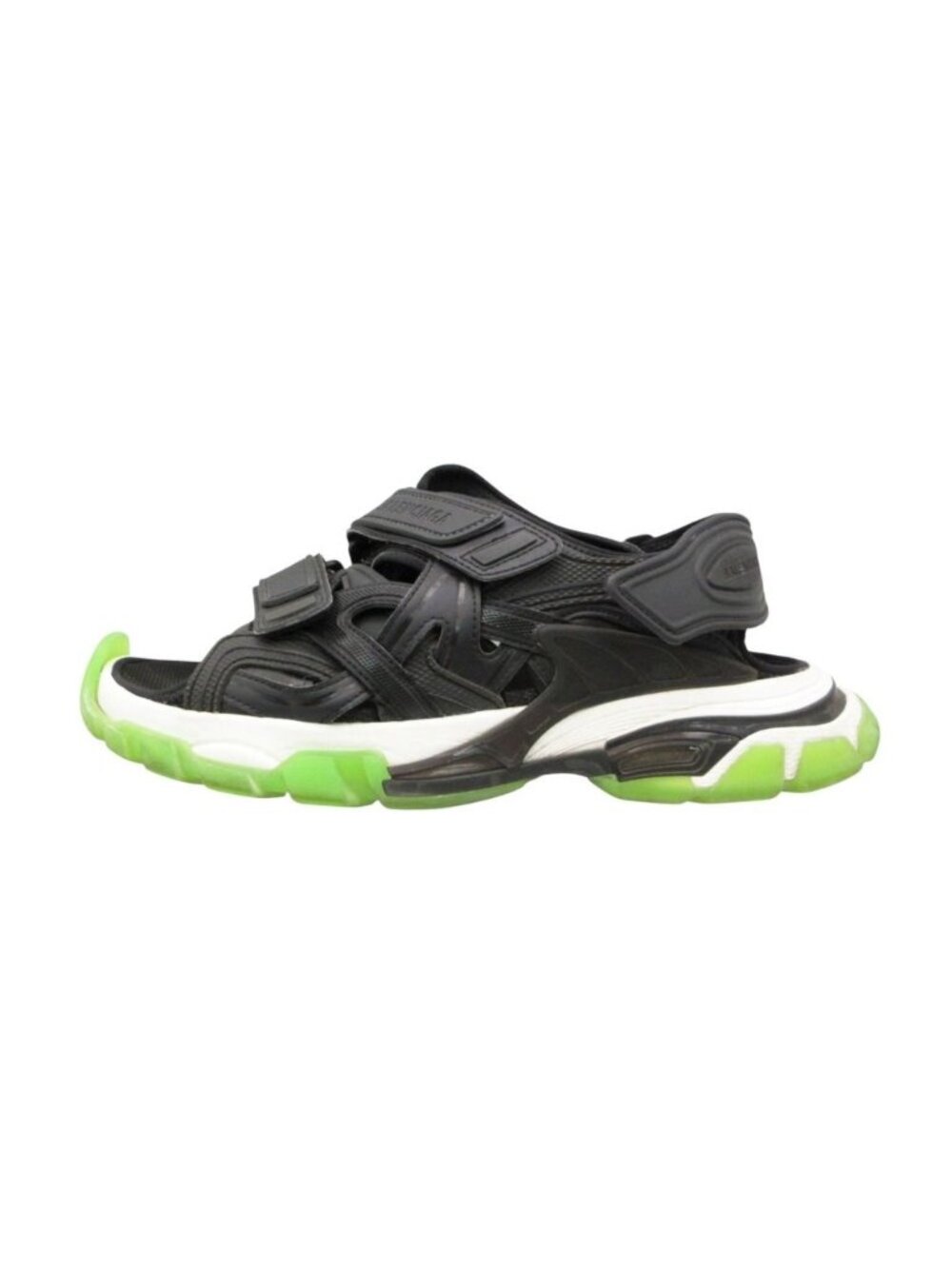 Balenciaga Sandals Track Belt Cross Shoes Black